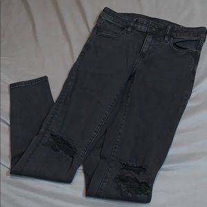 Black American eagle jeans